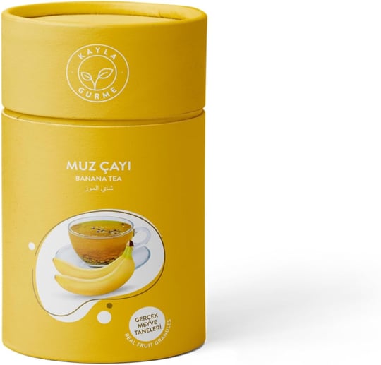 Kayla Gurme Muz Çayı - Muz Taneli (175 Gr. Silindir Karton Kutu)