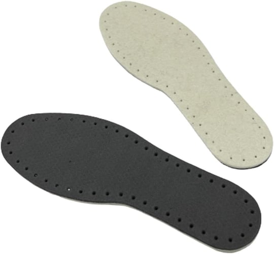 Keçe Tabanlık, Ayakkabı, Örgü Patik Tabanı Krem 39-40