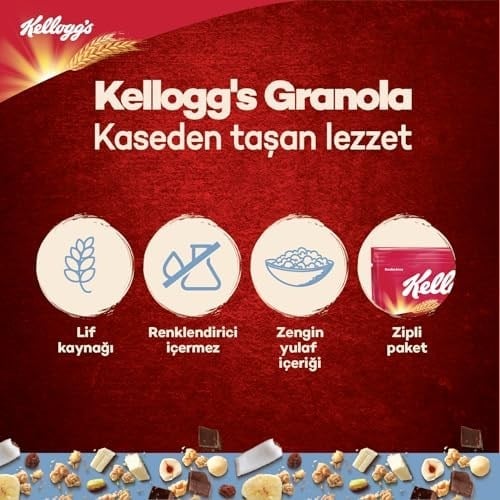 Kelloggs Granola Meyveli 340 Gr