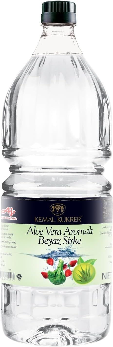 Kemal Kükrer Aloe Vera Aromalı Beyaz Sirke 2 Litre