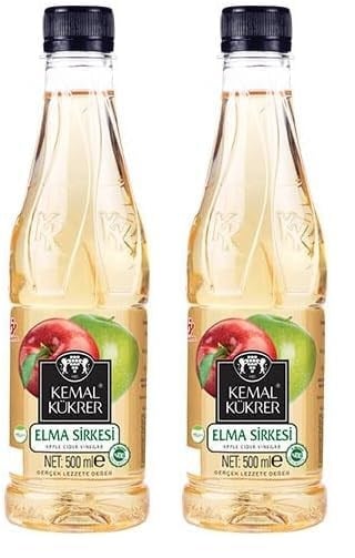 Kemal Kükrer Elma Sirkesi Pet Şişe 500 ml 2li paket