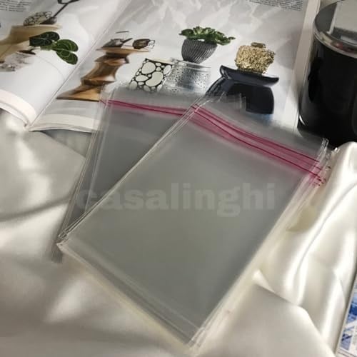 Kendinden Yapışkanlı Jelatin Poşet Bantlı Şeffaf Opp Torba Paket 10x15 cm (Kapak Payı Dahil) - 50 Adet