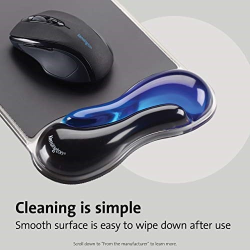 Kensington Duo Gel Mouse & Keyboard Wrist Rest Bundle, mavi (K52920WW)