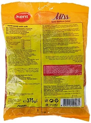 Kent Missbonbon Sütlü Nostaljik Bayram Şekeri 375 gr