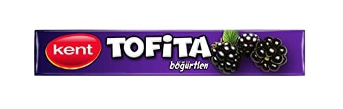 Kent Tofita Böğürtlen Aromalı Şekerleme 47 Gr 20 Adet