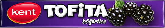 Kent Tofita Böğürtlen Aromalı Şekerleme 47 Gr 20 Adet