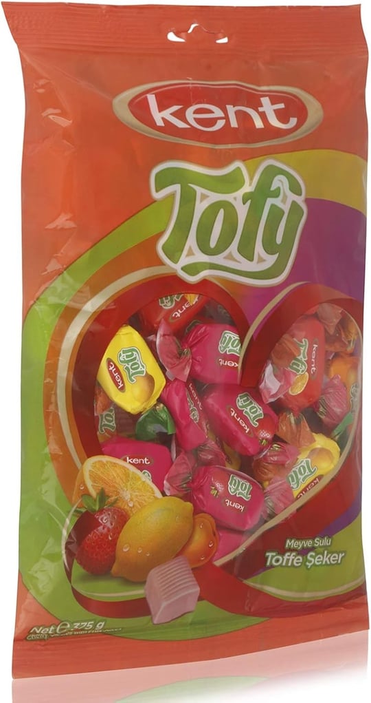 Kent Tofy Meyveli 375 gr Şeker