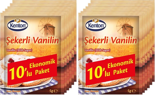 Kenton Hamur Şekerli Vanilin 10  Lu