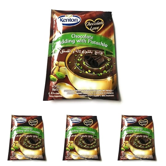 Kenton Puding Çikolatalı Antep Fıstıklı 100 G 4lü paket