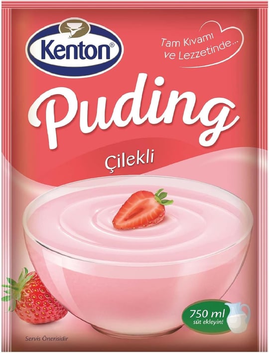 Kenton Puding Çilekli 125 G