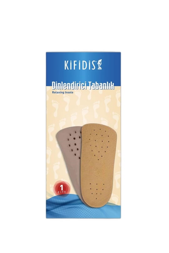 Kifidis 9EMS2TABU000003 Vimaflex Dinlendirici Gercek Deri Ortopedik Tabanlık (Geniş Kalıp Ayakkabı icin) 41