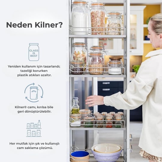 Kilner Ekşi Maya Hazırlama Seti 2li 350 Ml