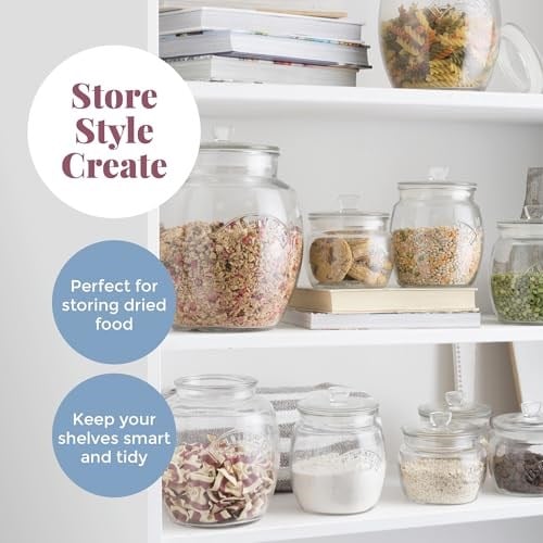 Kilner Evrensel saklama kabı, şeffaf, 4 litre