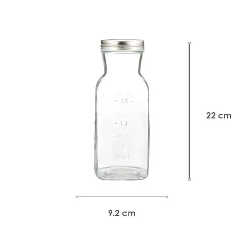 Kilner Sosluk veya meyve suyu için cam şişe, 1 litre kapasite