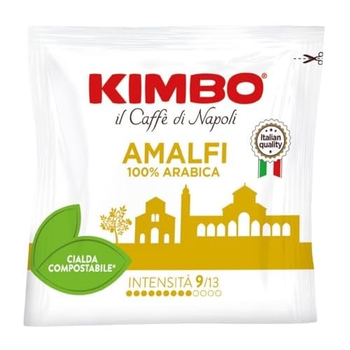 Kimbo Cialde Amalfi 100% Arabica Yassı Pod Uyumlu Kapsül Kahve (50’lik Kutuda)