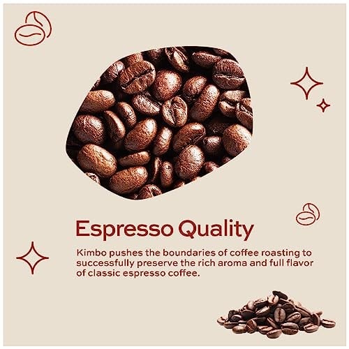 Kimbo Espresso Ristretto Espresso Alüminyum Kapsüller | Koyu Kızartma | Nespresso Uyumlu | Pürüzsüz ve Zengin İtalyan Espresso |10 Adet