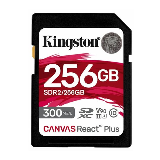 Kingston 256GB SDXC REACT PLUS UHS-II 300R/260W U3 V90 FULL HD/4K/8K