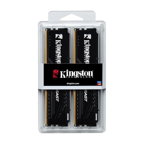 Kingston Beast 32GB DDR5 5600MT/s CL36 DIMM Masaüstü Ram Kit (2x16GB) - KF556C36BBEK2/32TR