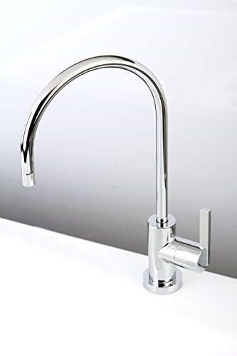 Kingston Brass KS8191CTL Continental Tek Saplı Su Filtrasyon Bataryası, Cilalı Krom, 12,7 cm