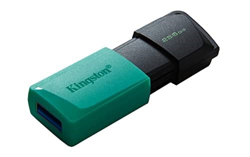 Kingston DataTraveler Exodia M DTXM/256 GB USB 3.2 Gen 1 - Çeşitli Renklerde Hareketli Kapak, Siyah - Seçenekler: 256 GB, 2x64GB, 64gb