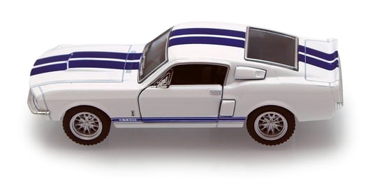 Kinsmart (White) - Scale 1/38 1967 Ford Shelby Mustang GT-500 diecast car White