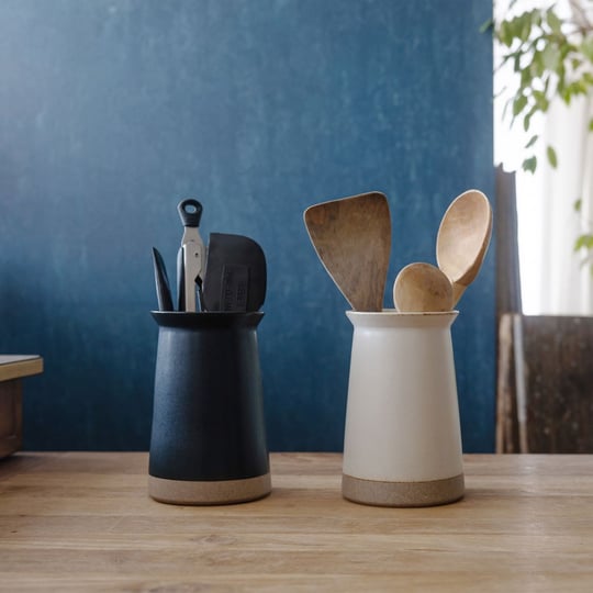 Kinto Ceramic Lab Çatal Bıçak Düzenleyici 7,5 cm Siyah