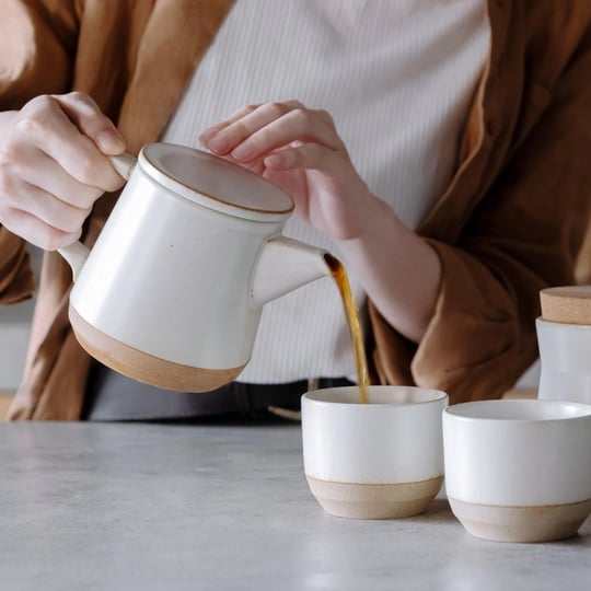 Kinto Ceramic Lab Çaydanlık 500 ml Beyaz