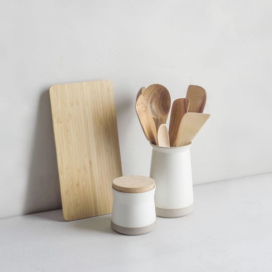 Kinto Ceramic Lab Saklama Kabı 400 ml Beyaz