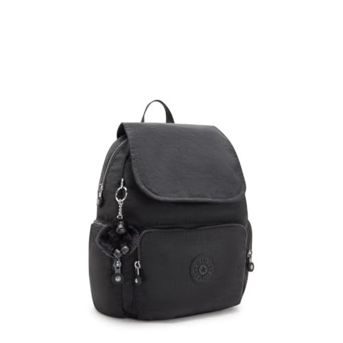 Kipling City Zip S Black Noir Sırt Çantası KI3523 Siyah, Tek Ebat, KI3523P39, SİYAH, kadın