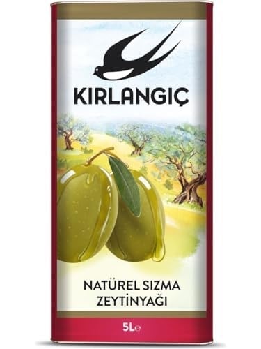 Kırlangıç Natural Sızma Zeytinyağı 5 lt Teneke