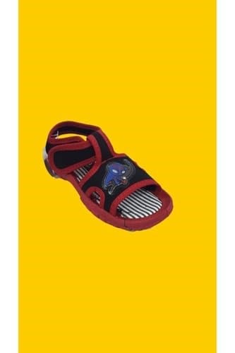 Kırmızı Siyah Gezer 00117 Unisex Çocuk Sandalet-1
