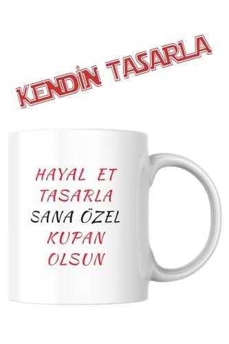 Kişiye Özel Kendin Tasarla Yüksek Kalite Ultra Beyaz Kupa