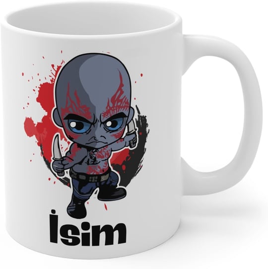 Kişiye Özel Marvel Avengers Marvel Süper Kahramanlar Kupa Bardak Marvel Kupa Bardak (11 Karakter) (Örümcek Adam, Beyaz)