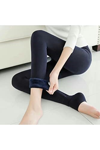 Kışlık Sıcak Tutan Termal Peluş Tayt Içlik Siyah Panduf (Siyah/L/XL)