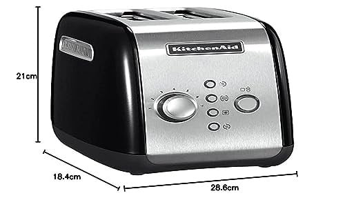 KitchenAid 2 Dilim Ekmek Kızartma Makinesi 5KMT221 Onyx Black-EOB