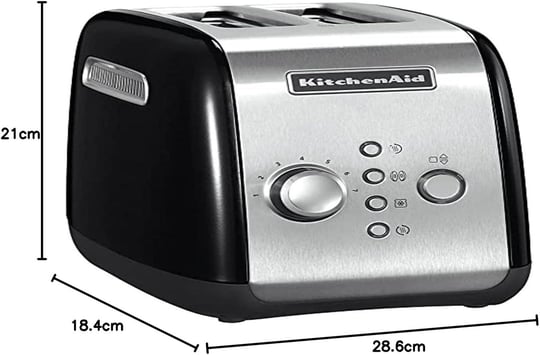 KitchenAid 2 Dilim Ekmek Kızartma Makinesi 5KMT221 Onyx Black-EOB