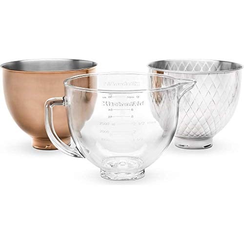 Kitchenaid 4,8 L Stand Mikser İçin Paslanmaz Çelik Kase Parlak Bakır-BDR