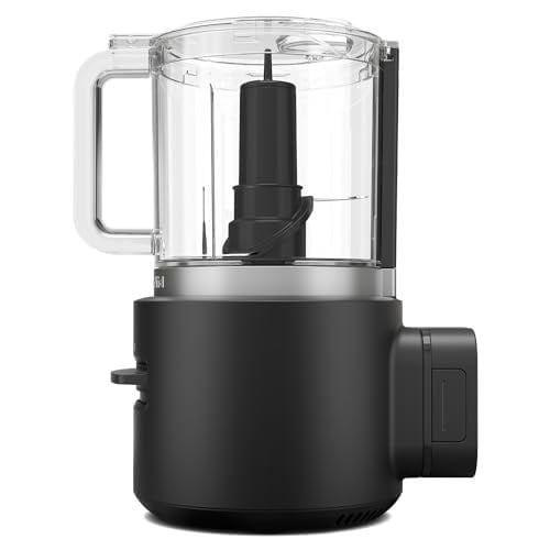KitchenAid Go 5KFCR531BM Kablosuz Mutfak Robotu Bataryalı Siyah