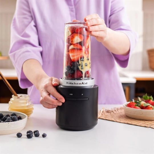 Kitchenaid Go Kablosuz Serisi Mini Blender Bataryasız Matte Black