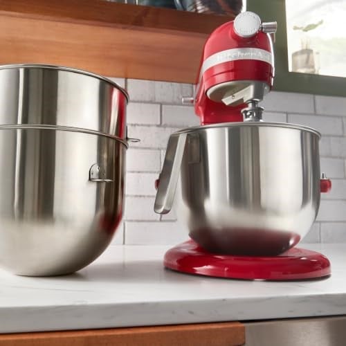 KitchenAid Heavy Duty Kaldırılabilir Kaseli Stand Mikser, Empire Red, 6,6 L