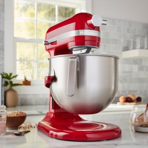 KitchenAid Heavy Duty Kaldırılabilir Kaseli Stand Mikser, Empire Red, 6,6 L