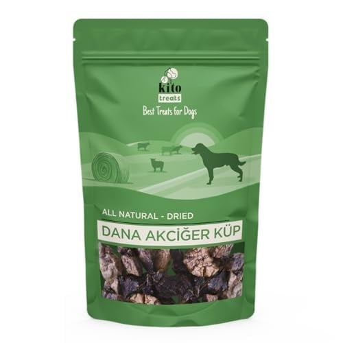 Kito Dana Akciğer Küp Atıştırmalık Köpek Ödül Maması%100 Doğal, Glutensiz, Organik 100 gr (Dog Treat)