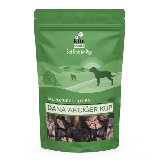 Kito Dana Akciğer Küp Atıştırmalık Köpek Ödül Maması%100 Doğal, Glutensiz, Organik 100 gr (Dog Treat)