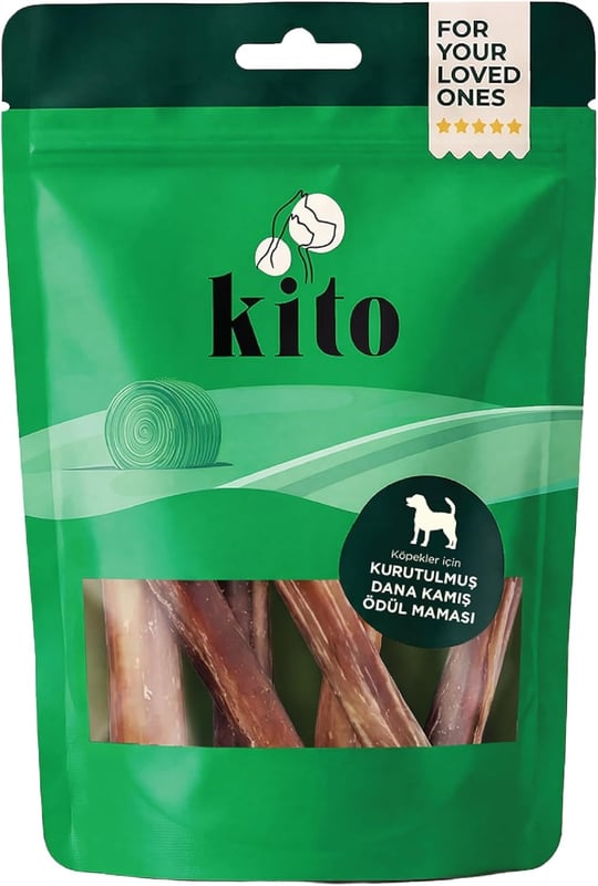 Kito Dana Kamış Çiğnemelik Köpek Ödül Maması%100 Doğal, Glutensiz, Organik 100 gr