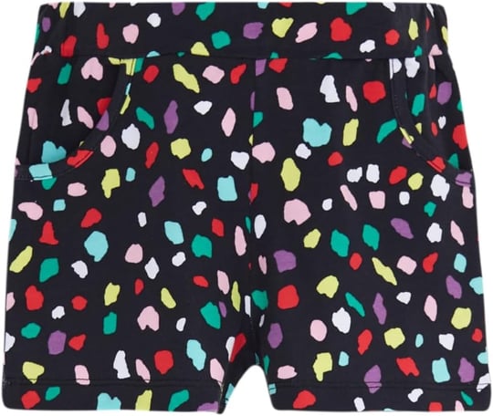 Kız Çocuk Cutouts Shape Desen Cepli Şort