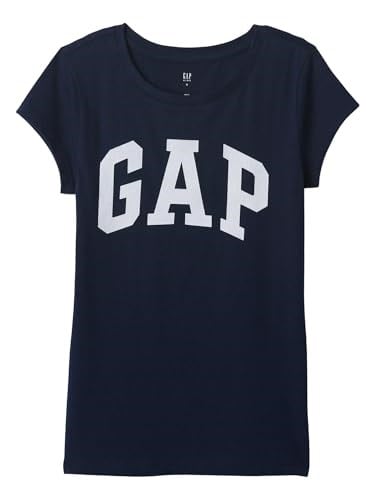 Kız Çocuk Gap Logo T-Shirt Lacivert