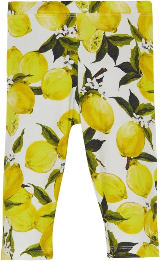 Kız Çocuk Lemon Breeze Baskılı Kapri