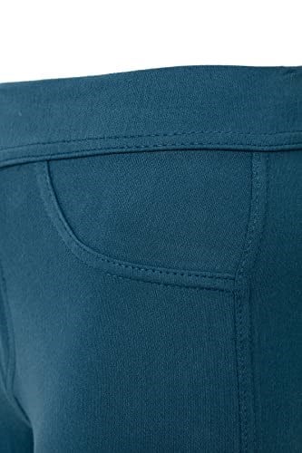KIZ ÇOCUK PAMUKLU NORMAL BEL JEAN PANTOLON LİKRALI RENKLİ TAYT - 354-1