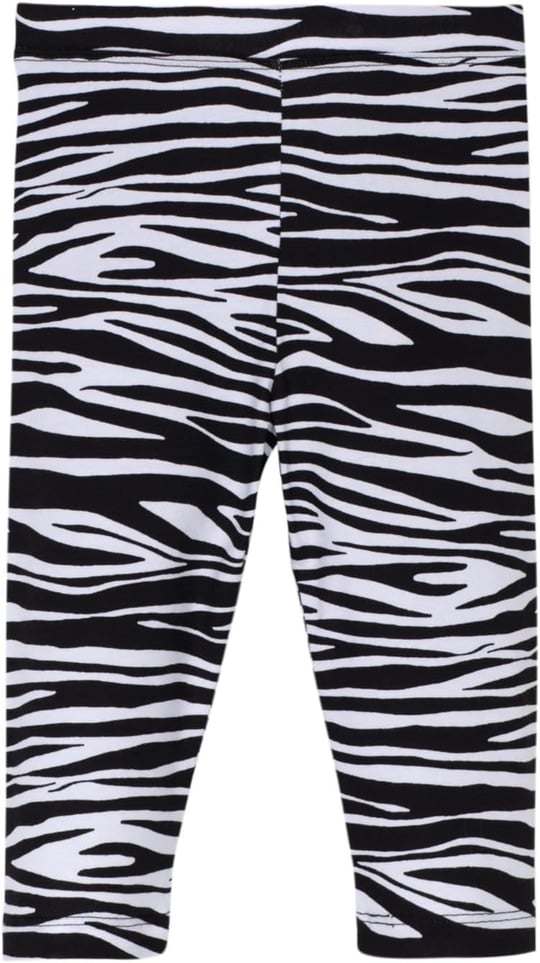 Kız Çocuk Zebra Desen Kapri