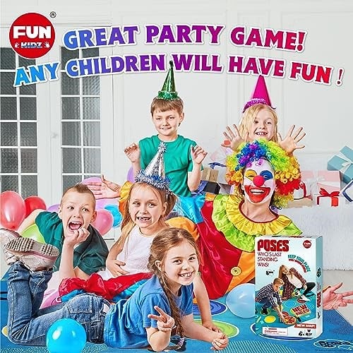 Klasik Bükme Pozları Zemin Oyunu, FunKidz Dev Mat Parti Oyunları Çocuklar Yetişkinler için Sırasız Renk Noktaları Büyük Boy Aile İç ve Dış Mekan Aktivitesi Erkek Kız Çocuklar için Hediye